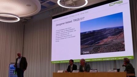 DCONex 2026: CRB-Vortrag über geogenen Asbest | © CRB Analyse Service GmbH